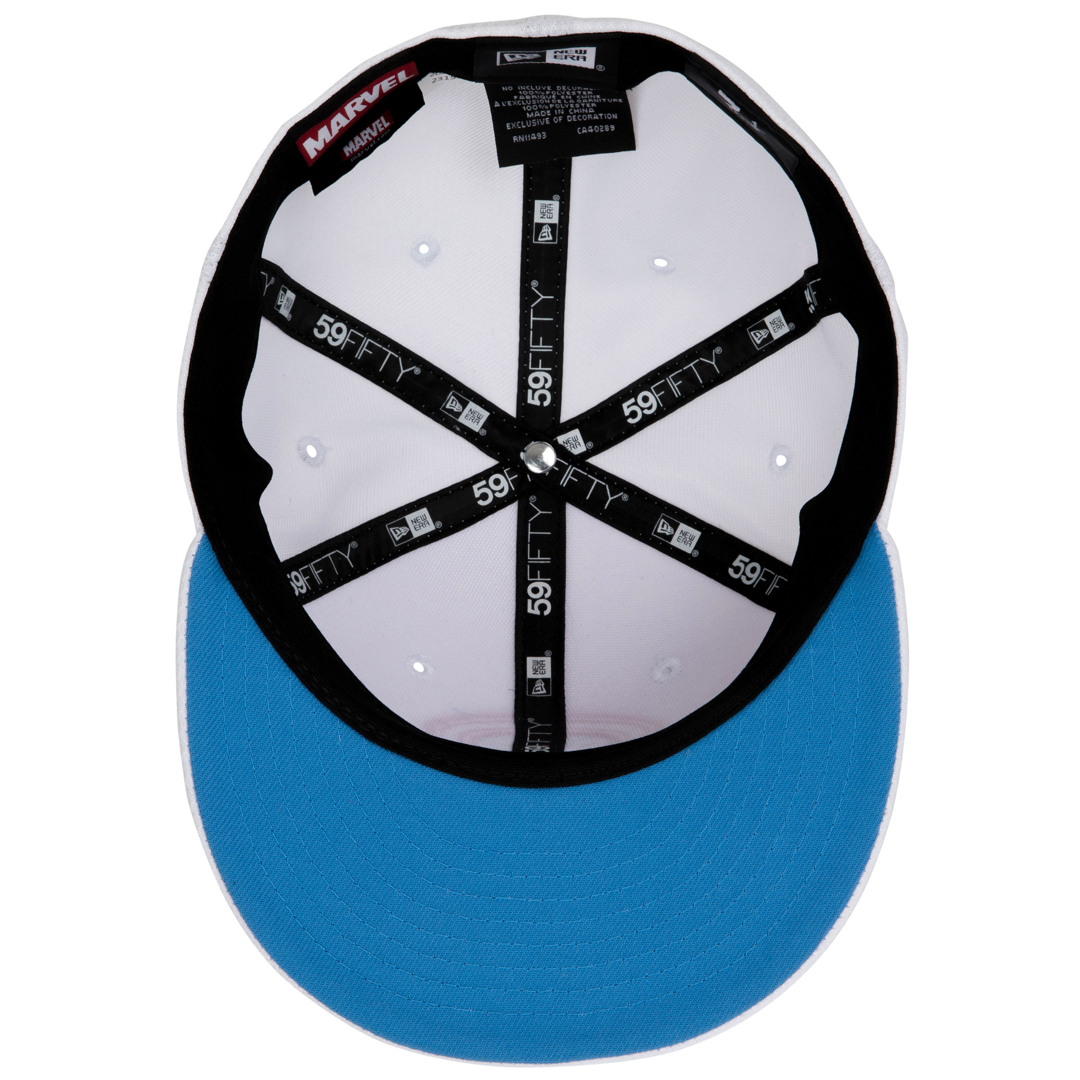 Captain America American Flag White Colorway New Era 59Fifty